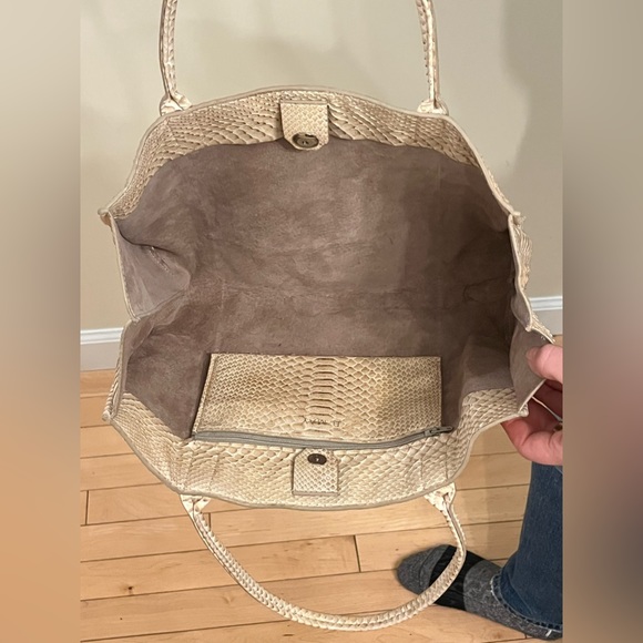 B May East/West Tote in Python Kalahari - Picture 3 of 8